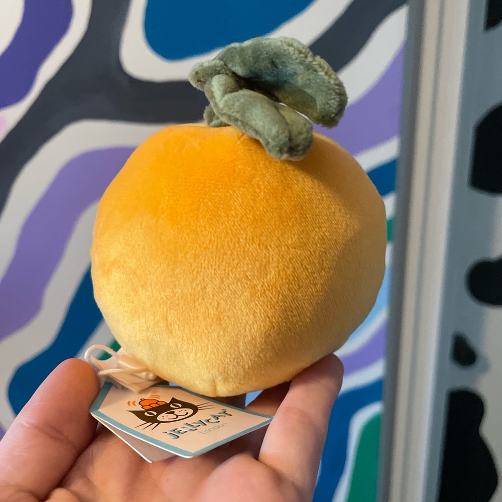 Amusable Orange Jellycat Plush - Picture 2 of 3